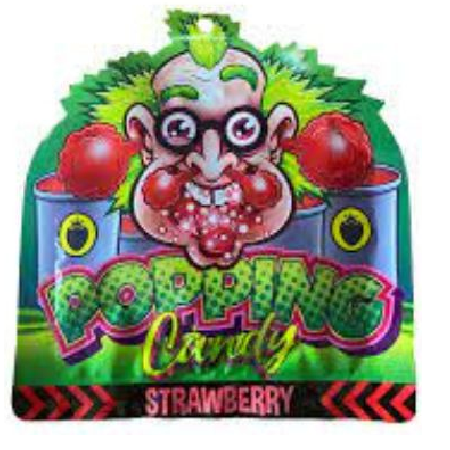 Dr. Sour Popping Candy Strawberry 20gr