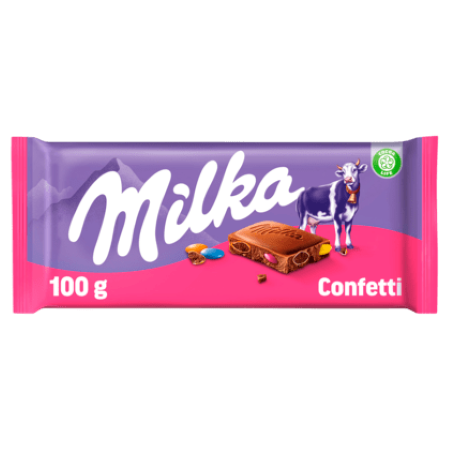 Chocoladereep confetti, 100gr,
