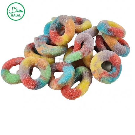 Sour rainbow rings 200gr