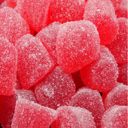 Zure Soft Frambozen - Sour Soft Raspberries, 200gr