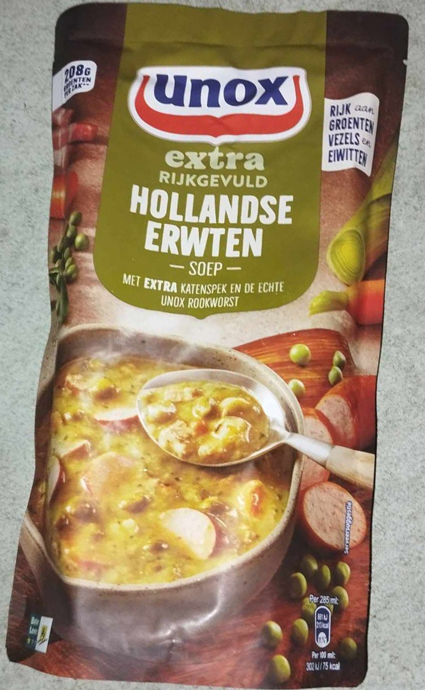 Hollandse Erwten Soep,  Dutch pea soup, 570 ml, reservered