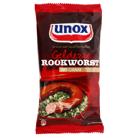 Gelderse Rookworst, smoked sausage, 275 gr