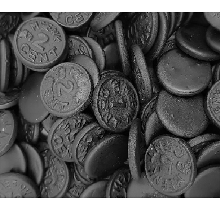 Coin licorice / Munten drop, 200gr