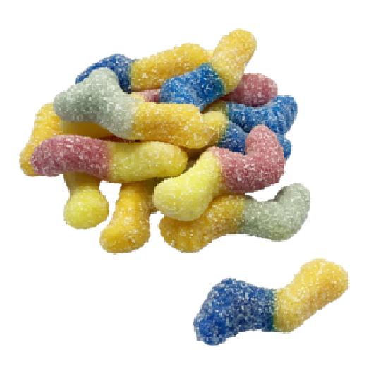 Sour Neon Worms, 200gr