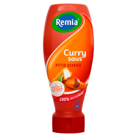 Curry sauce pittig gekruid, 500ml