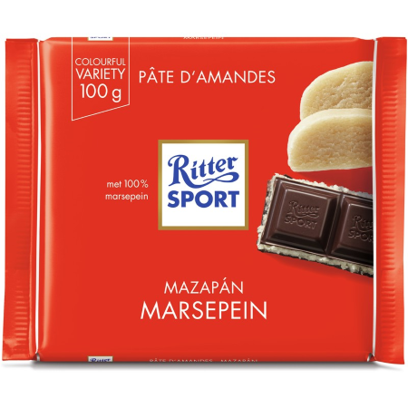Chocoladetable Marsepein, Chocolate tablet  Mazipan, 100gr