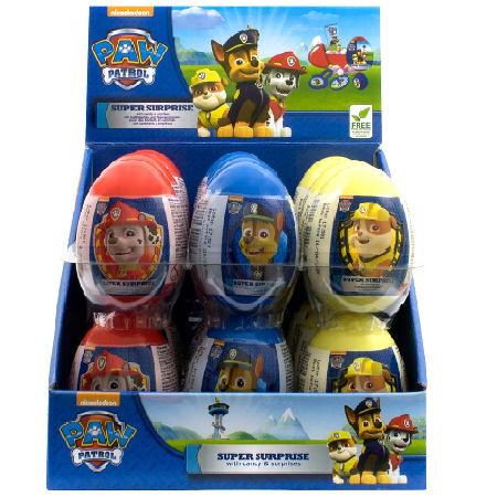 Paw Patrol Egg Super Surprise, 10gr