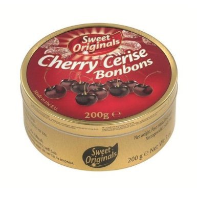 Sweet Originals tin box Cherry Cerise Bonbons 200gr.