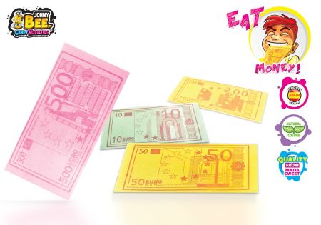 Eatable Euro paper, eetbaar Euro papier (sf) 2.5 gr